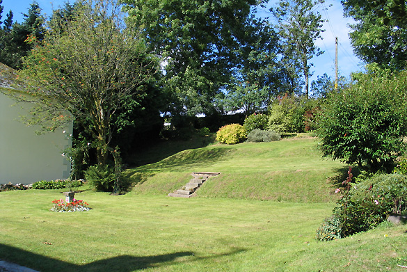 The back garden at Low Millgillhead (sleeps 10)